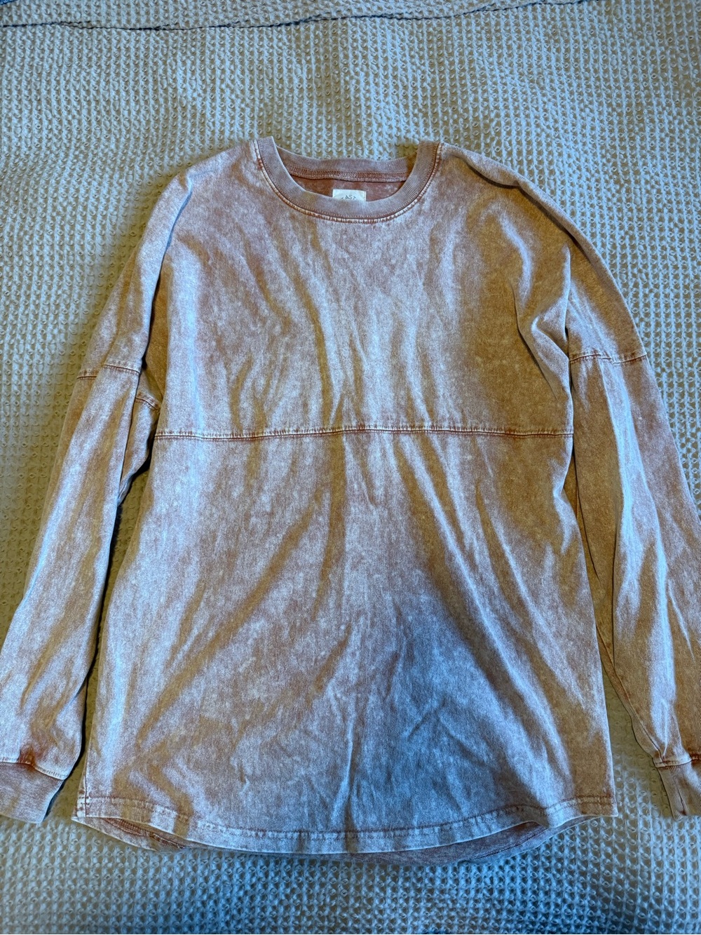 Fantastic Fawn Women’s Oversized Long Sleeve - Washed Burnt Orange